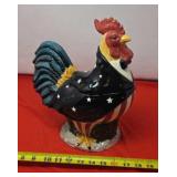 Patriotic Rooster Cookie Jar