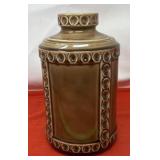 Vintage McCoy USA 254 Brown Thumbprint Cookie