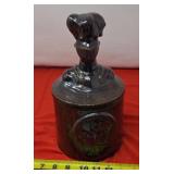 Brown Glaze Knight Cookie Jar