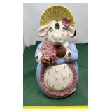 Vintage Ceramic Cow Cookie Jar