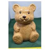 Vintage Avon Ceramic Teddy Bear Cookie Jar.
