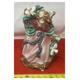 Vintage Hand-Painted Ceramic Figurine