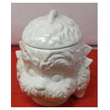 Poodle Head Cookie Jar