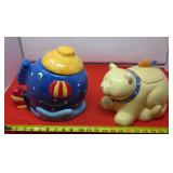 Coco Dowley.ï¿½Chip in back and Broken Lid