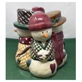 Make the Season Bright Ceramic Snowman Cookie