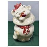 Vintage Cookie Jar Features a Winking Lion