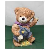 Vintage Ceramic Teddy Bear Cookie Jar