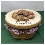 Decorative Collectible Basket. Features a lid