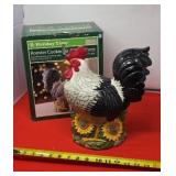 Holiday Time Rooster Cookie Jar