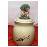 Vintage Ceramic Keebler Elves Cookie Jar.