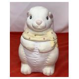 Vintage Treasure Craft Bunny Cookie Jar