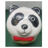 Ceramic Panda Bear Cookie Jar