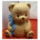 Bear-Shaped Ceramic Cookie Jar