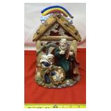 Vintage Mercuries China Nativity Scene Ceramic
