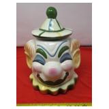 Ceramic Clown Cookie Jar California Pottery