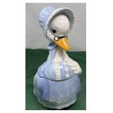 Vintage Ceramic Mother Goose Cookie Jar