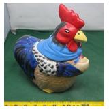 Rooster Cookie Jar (Has been Glued Back Together)