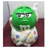 Green M&M Cookie Jar