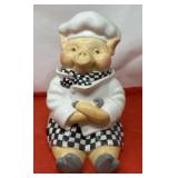 Ceramic "Pig Chef" Cookie Jar