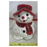 Vintage Ceramic Snowman Figurine or Small Sugar