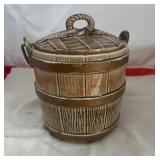 Vintage McCoy Pottery "Oak Barrel" or "Bucket"