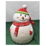 Ceramic Snowman Cookie Jar