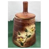 Vintage Butter Churn Ceramic Cookie Jar