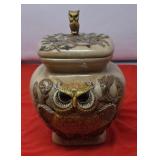 Ceramic Owl Cookie Jar