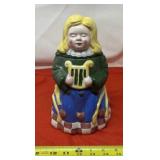 Ceramic Jar Depicting an Angel Playing a Lyre