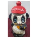 Vintage Panda Cookie Jar.  Made in Japan