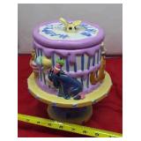 Disney Happy Birthday Cookie Jar (Crack In Lid)