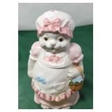 Market Cat Cookie Jar