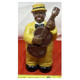 Vintage Ceramic Jazz Player Cookie Jar