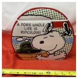 Ceramic Cookie Jar. Features the Peanuts character