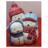 "Let it Snow" Snowman Cookie Jar