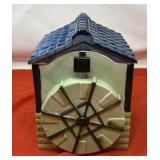 Ceramic House-Shaped Cookie Jar or Tea Caddy.
