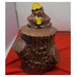 McCoy Monkey on a Stump Cookie Jar