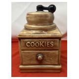 McCoy Ceramic Coffee Grinder Cookie Jar