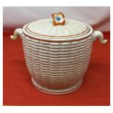 Japanese Ceramic Biscuit or Cookie Jar.