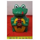 Plastic Frog Cookie Jar