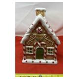 Vintage Ceramic Gingerbread House Cookie Jar