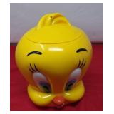 Plastic Tweety Head Cookie Jar
