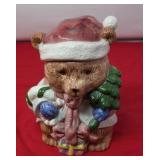 Holiday Bear Cookie Jar