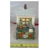 Fitz and Floyd Garden Shed Cookie Jar