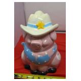 Sheriff Pig Cookie Jar