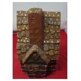 Vintage Ceramic Gingerbread House Cookie Jar.