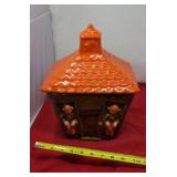 1970s Pixie Elf School House Cookie Jar