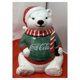 Coca-Cola Polar Bear Cookie Jar.