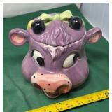 Vintage Thames Purple Cow Cookie Jar. Japan