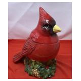 Holiday Memories Cardinal Cookie Jar